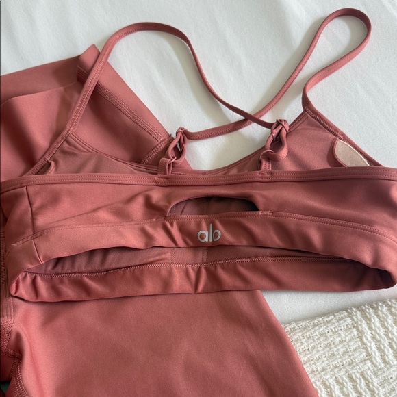 ALO Yoga Dusty Rose Seamless Leggings - XS - Picture 4 of 5